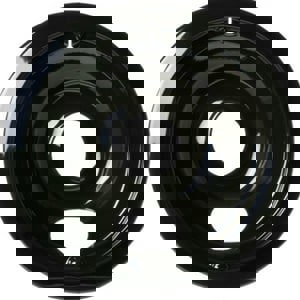 6 ELEC BRNR DRIP BOWL BLAC PORC